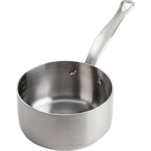 Tweedekans Mauviel 1830 Sauspan Ø 16 cm RVS 1,49 L – Zilver