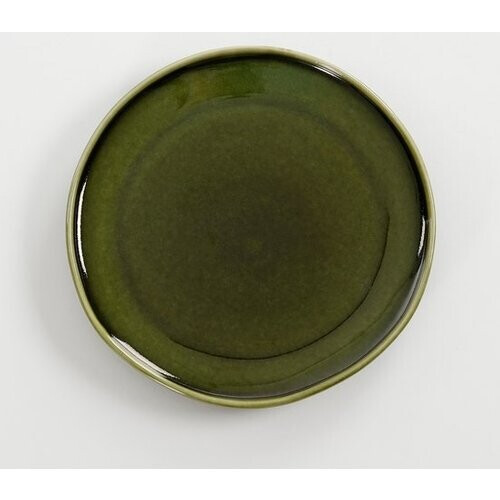 Tweedekans Mica Decorations Rhea Ontbijtbord - Ø20 cm - Keramiek - Groen