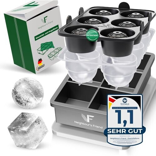 Tweedekans Neighbour's Friend IJsblokjesvorm - XXL - Silicone - Vaatwasmachinebestendig