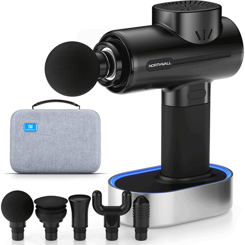 Tweedekans NorthGun Pro – Krachtige Massage Gun met Oplaadstation | Spierherstel, Pijnverlichting & Diepe Spiermassage