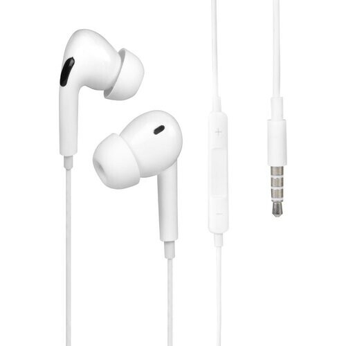 Tweedekans Nuvance - Oortjes met Draad - 3.5mm Jack Aansluiting - Oordopjes met Draad - In-Ear Oortjes met Draad en Microfoon - Wit