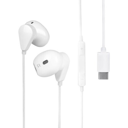Tweedekans Nuvance Oortjes met Draad - USB-C Aansluiting - In-Ear Oordopjes met Draad - Bedrade Oortjes - Wit