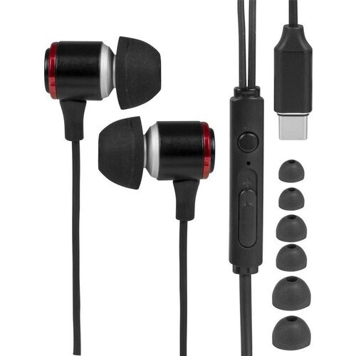 Tweedekans Nuvance - Oortjes met Draad - USB-C Aansluiting - Oordopjes met Draad - In-Ear Oortjes met Draad en Microfoon - Zwart