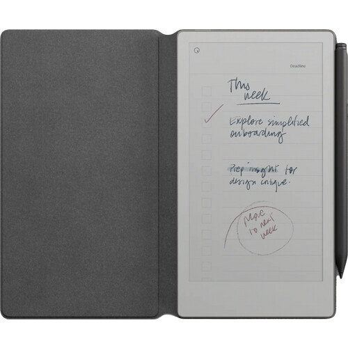 Tweedekans reMarkable Paper Pro Move Book Folio Zwart Leer