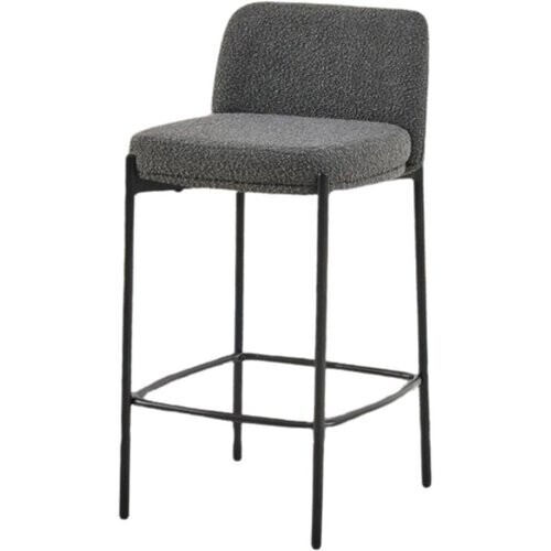 Tweedekans Rousseau Barstoel Ella - Set van 2 - H85 x B37 x D42 cm - Grijs