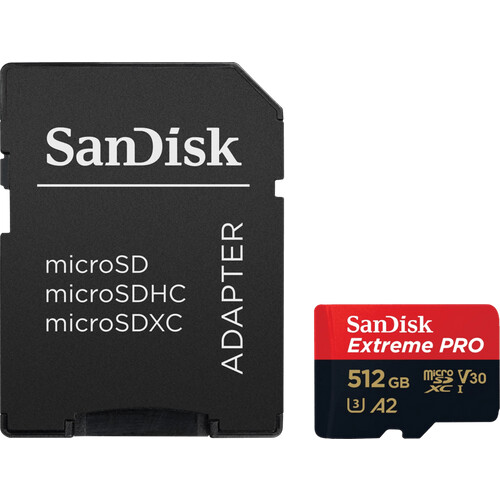 Tweedekans SanDisk MicroSDXC Extreme Pro 512GB 140MB/s