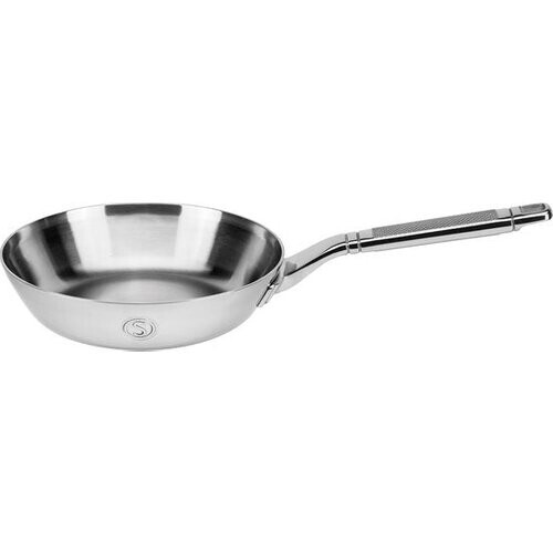 Tweedekans Saveur Selects Koekenpan Ø20 cm – PFAS-vrij – Teflonvrij – Tri-ply RVS – Geschikt voor Inductie en Alle Warmtebronnen – Ovenbestendig tot 260°C – Vaatwasserbestendig – Voyage Serie