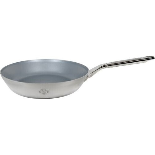 Tweedekans Saveur Selects Koekenpan Ø25 cm – Antikleef Tri-Ply RVS – Geschikt voor Inductie & Alle Warmtebronnen – Ovenbestendig tot 260°C – Vaatwasserbestendig – Voyage Serie