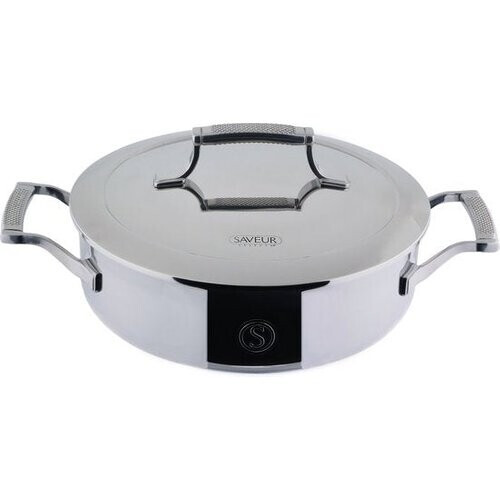 Tweedekans Saveur Selects – Voyage serie - Hapjespan 7.5 cm - pfas vrije hapjespan - Tri-ply RVS - Geschikt voor Inductie en alle andere warmtebronnen - Ovenbestendig tot 260°C - Vaatwasserbestendig