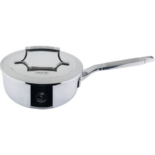 Tweedekans Saveur Selects – Voyage serie - Steelpan 20 cm - pfas vrij Steelpan - Tri-ply RVS - Geschikt voor Inductie en alle andere warmtebronnen - Ovenbestendig tot 260°C – Vaatwasserbestendig - Teflon vrij