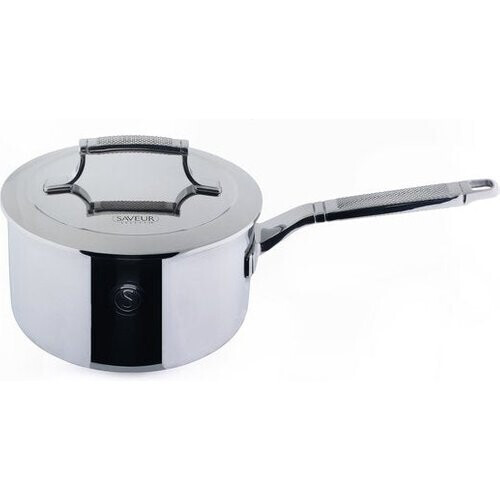 Tweedekans Saveur Selects – Voyage serie - Steelpan 20 cm - pfas vrij Steelpan - Tri-ply RVS - Geschikt voor Inductie en alle andere warmtebronnen - Ovenbestendig tot 260°C – Vaatwasserbestendig - Teflon vrij