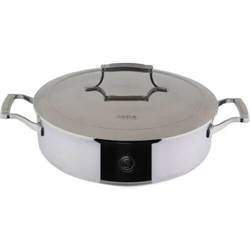Tweedekans Saveur Voyage Hapjespan – Ø30 cm – Tri-Ply RVS – PFAS-vrij – Inductie – Ovenbestendig