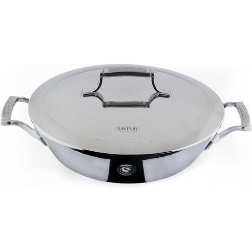Tweedekans Saveur Voyage Hapjespan – Ø30 cm – Tri-Ply RVS – PFAS-vrij – Inductie – Ovenbestendig