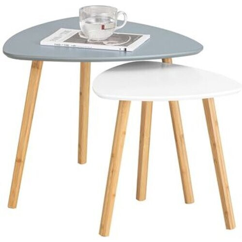 Tweedekans Set van 2 Cafe Messites Café Tafel Bijhulptafel 55 X 55 X 45cm Gris Fbt74-hg Sobuy Het is een van de volgende opties: