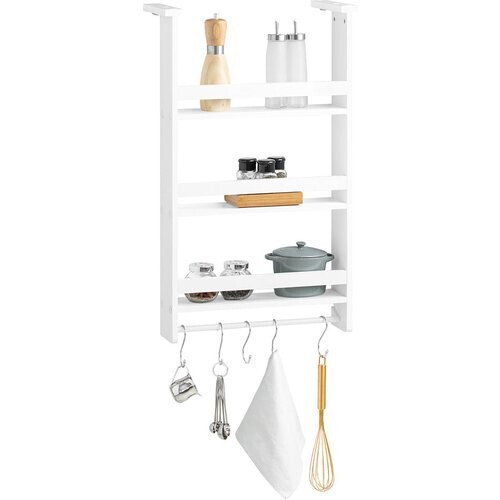 Tweedekans SoBuy FRG150-W Hangrek Voor Koelkast - Wit - 3 Planken - 44,5x73,5x20cm
