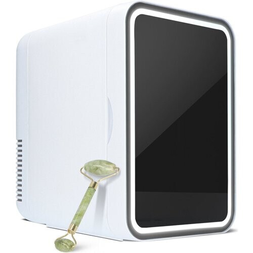 Tweedekans Soft & Silky Skincare Fridge - Incl. Led spiegel - Mini - Make up Organizer - Make-up Koelkast - Cosmetica & Skincare