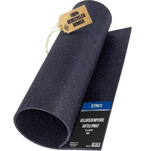 Tweedekans Strex Anti Trillingsmat Wasmachine en Wasdroger - 60 x 60 CM - Geluidsdempende Antislip Mat - Trillingsdemper - Rubber Mat