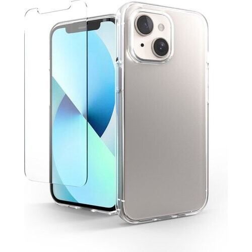 Tweedekans Telefoonhoesje Doorzichtig Geschikt voor Iphone 13 Hoesje Transparant En Screenprotector Beschermglas