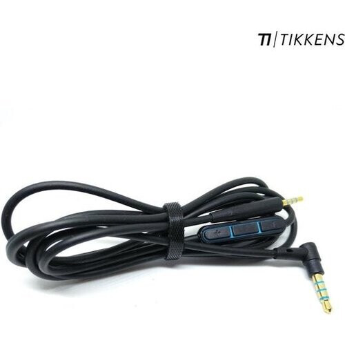 Tweedekans TIKKENS® Audio Kabel - 2.5mm Jack naar 3.5mm Jack - Zwart - 1.35m - Aux - Microfoon - Geschikt voor Bose Quietcomfort 25/35, Apple - On-ear Koptelefoon - Verleng Snoer