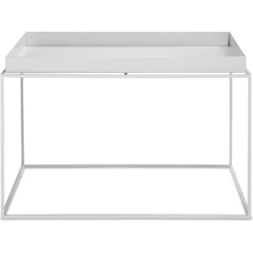 Tweedekans Tray Bijzettafel - Staal - 60 x 60 x 39cm - Wit